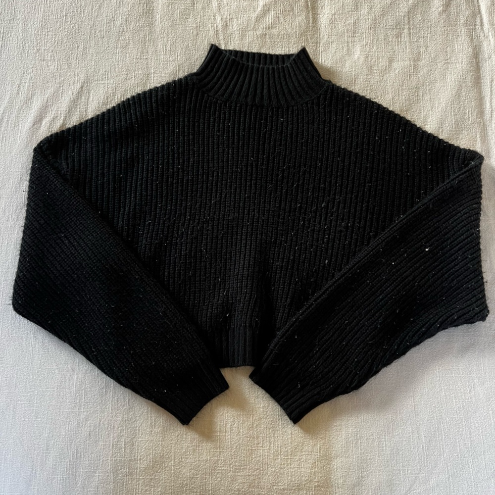 Zaful Cropped Turtleneck Sweater